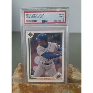 1991 Upper Deck Ken Griffey Jr #555 PSA 9 Mint Mariners HOF